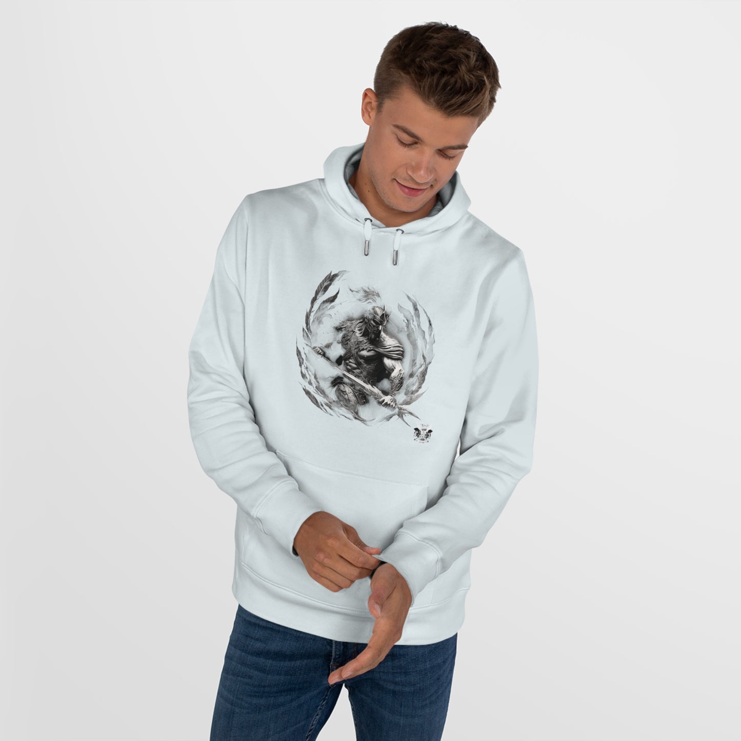 Spartan Collection Hoodie — Regal Chess King Illustration Sweatshirt