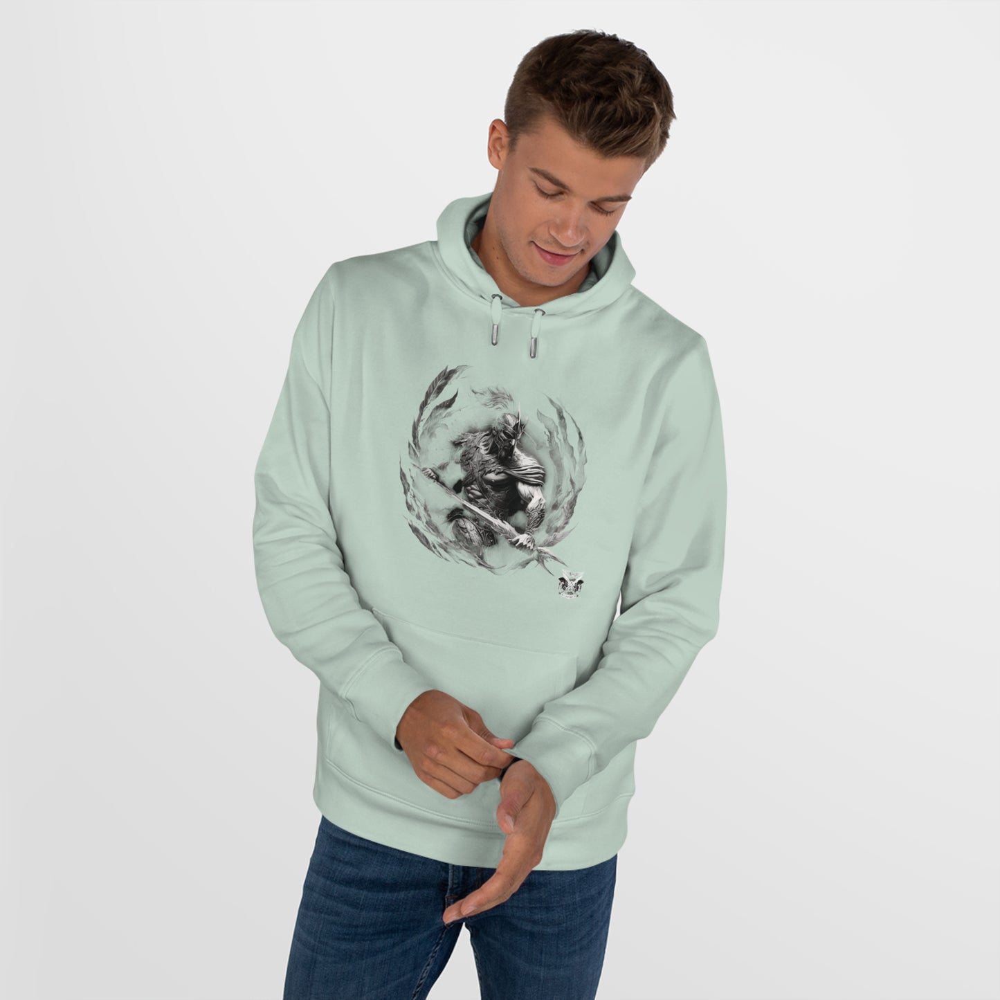 Spartan Collection Hoodie — Regal Chess King Illustration Sweatshirt