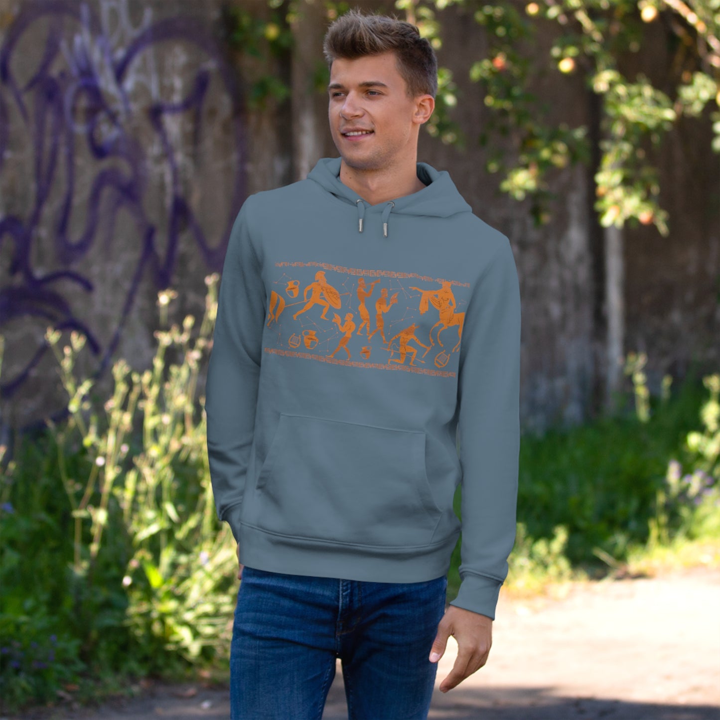 Spartan Collection Hoodie — Ancient Silhouette Art Sweatshirt
