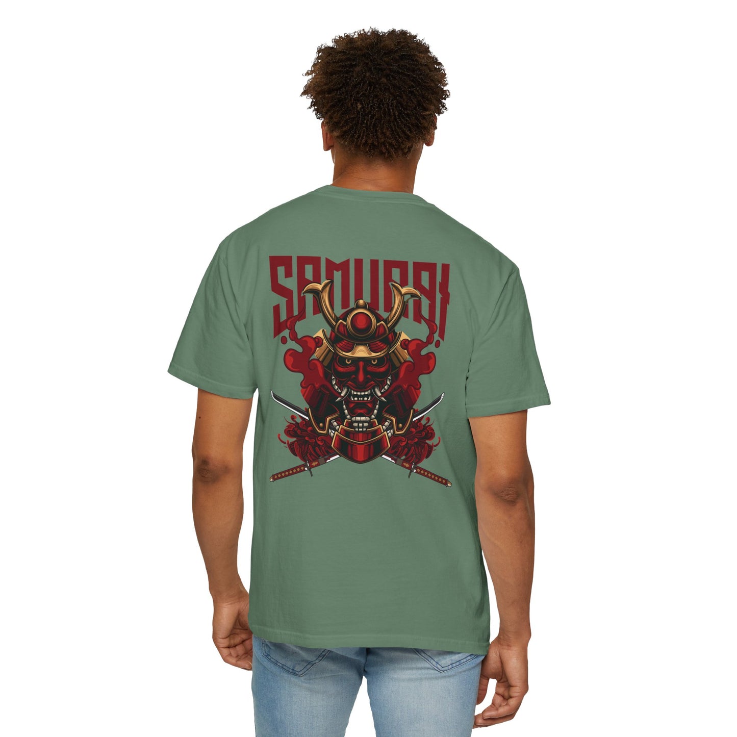 Samurai Collection Helmet T-Shirt — Japanese Samurai Armor Graphic Tee