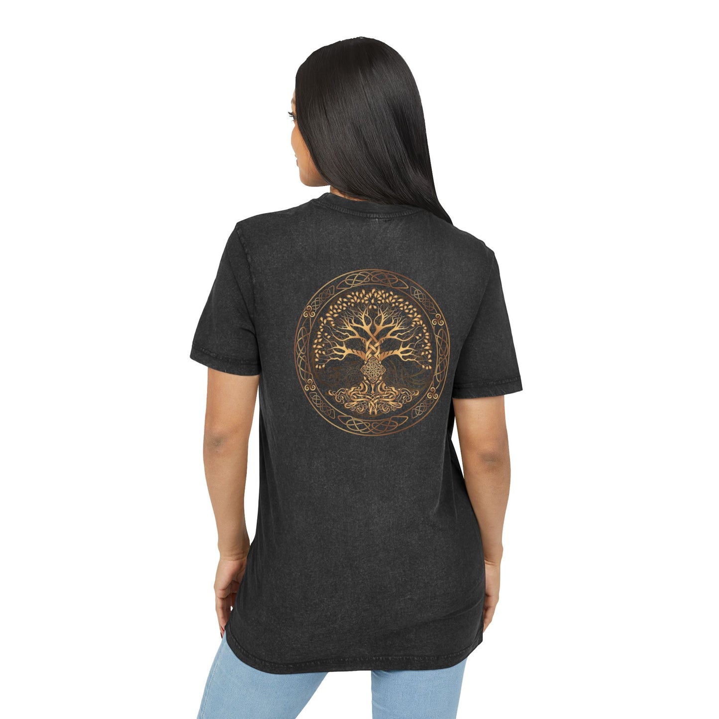 Viking Collection - Acid Washed Tree of Life Tee