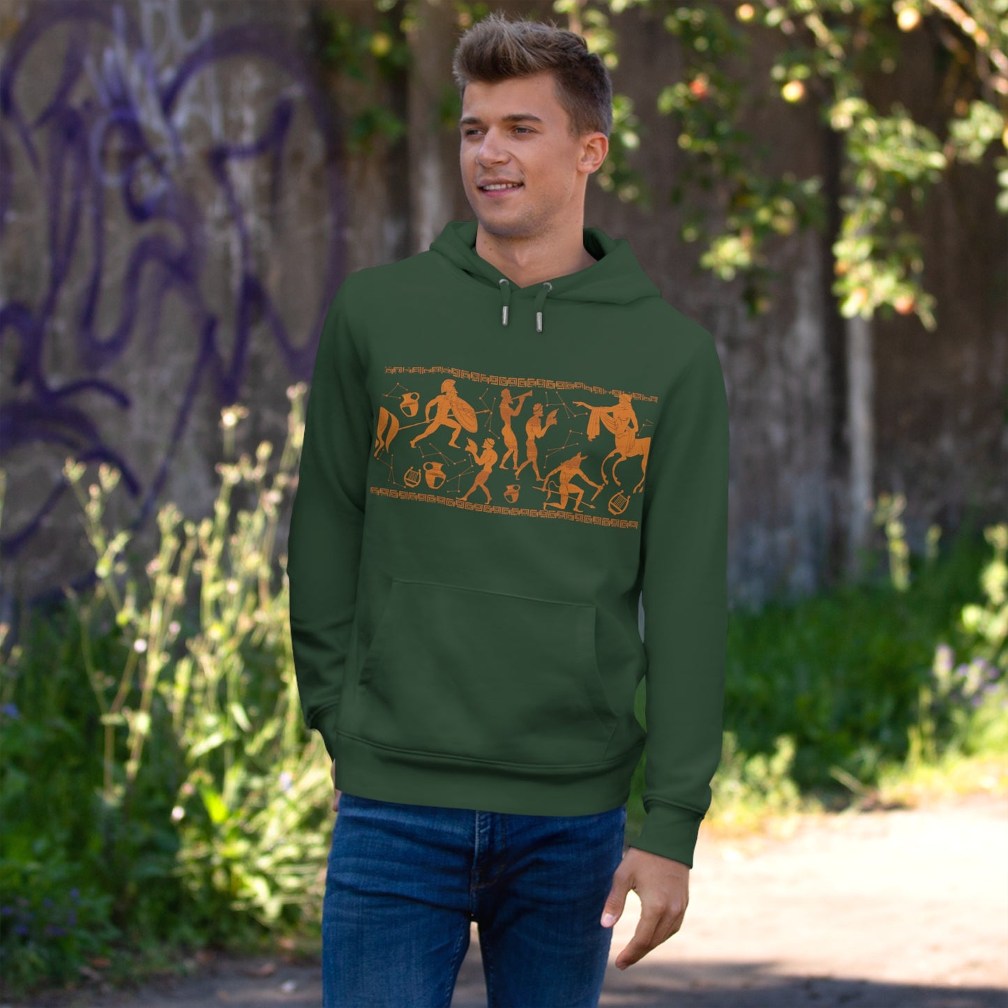 Spartan Collection Hoodie — Ancient Silhouette Art Sweatshirt