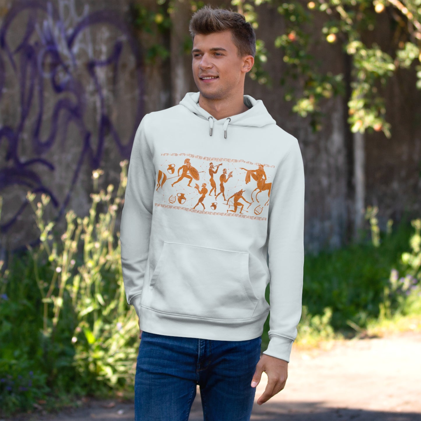 Spartan Collection Hoodie — Ancient Silhouette Art Sweatshirt