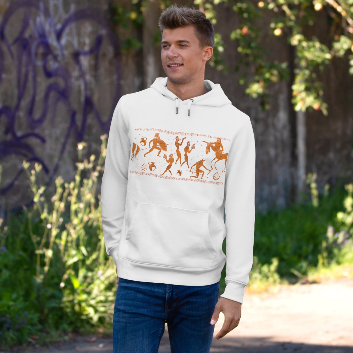 Spartan Collection Hoodie — Ancient Silhouette Art Sweatshirt