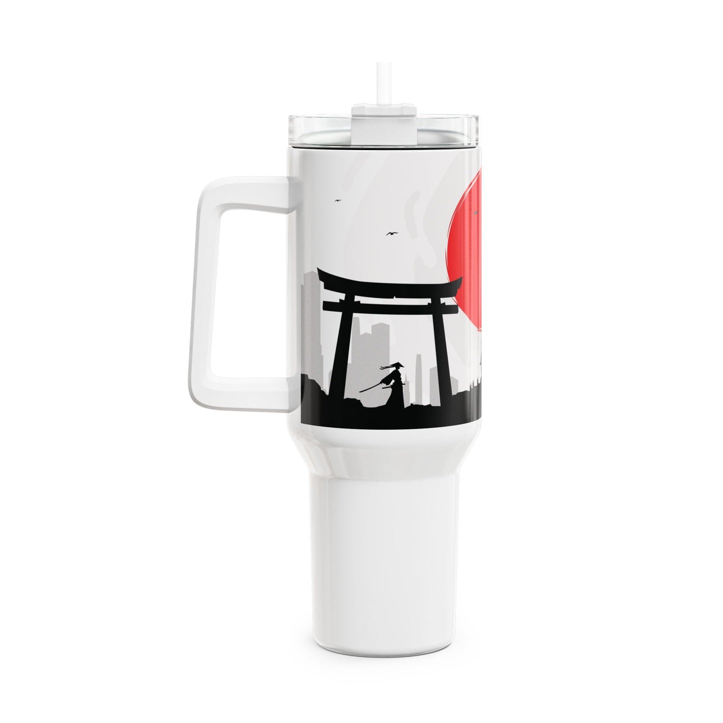 Samurai Collection - Japanese Sunset Tumbler, 40oz Travel Mug
