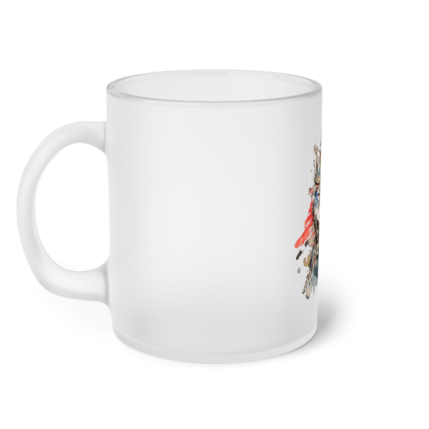 Feline Fury Collection -  Frosted Glass Mug