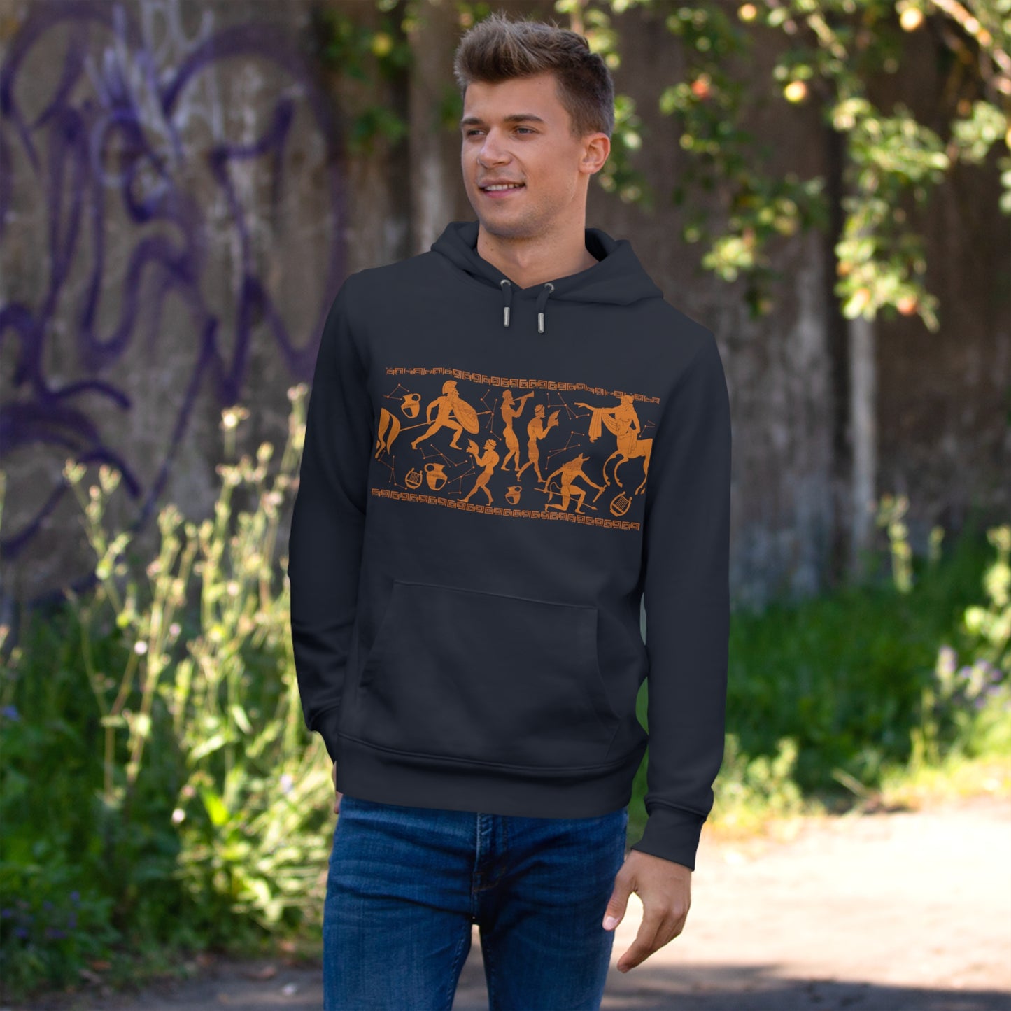 Spartan Collection Hoodie — Ancient Silhouette Art Sweatshirt